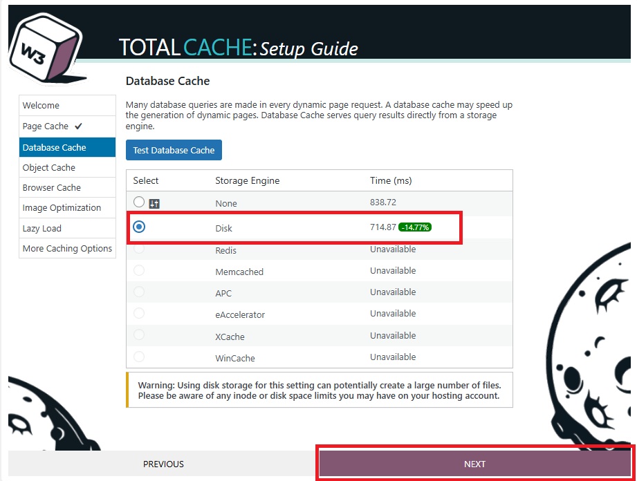 Database Cache